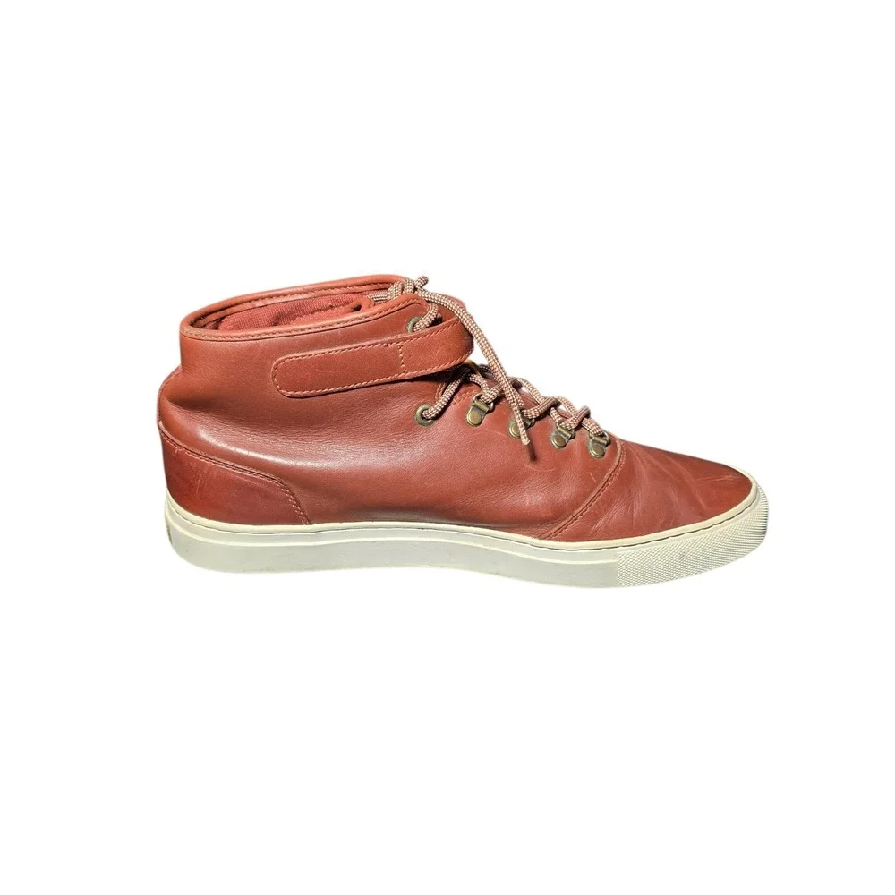 Lacoste Cerberus Steps SRM‎ Leather Boots Mens Size 10.5 Brown High Top Casual